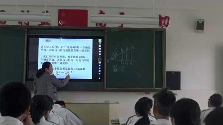 《锐角三角函数》教学视频实录-华东师大版初中数学九年级上册