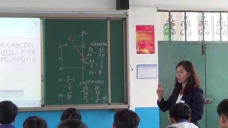 《33.2.2 相似三角形的性质》课堂教学视频-人教五四学制版初中数学九年级下册