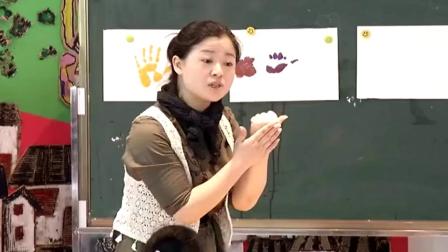 《第14课 手印、指印变变变》优质课教学视频-苏少版小学美术一年级下册