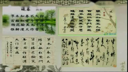 《晚春》课堂教学视频实录-部编版初中语文七年级下册