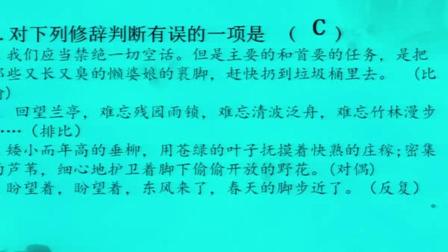 《学写仿写》课堂教学视频实录-部编版初中语文八年级下册