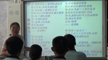 《1 祖国啊，我亲爱的祖国》优质课教学视频实录-部编版初中语文九年级下册