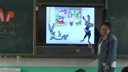 《12.小兔的奇遇》优质课视频-冀美版小学美术一年级下册