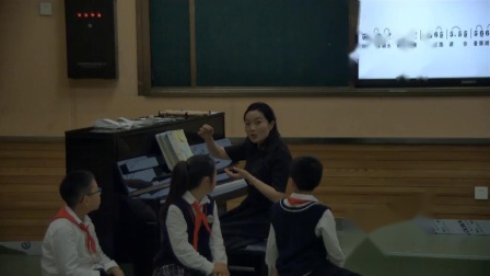 《船歌》课堂教学视频实录-人音版（简谱）（吴斌主编）小学音乐三年级下册