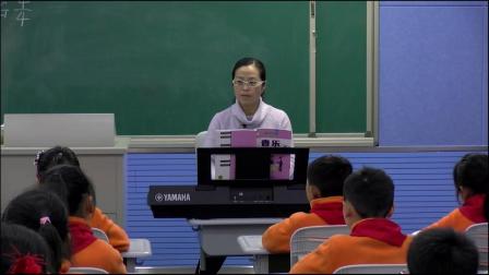 《演唱 西风的话》课堂教学视频实录-人音版（简谱）（吴斌主编）小学音乐四年级下册