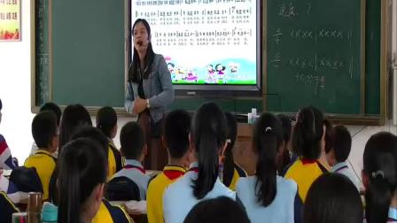 《歌曲《前进，快乐的少先队员》》课堂教学视频实录-花城粤教版小学音乐五年级下册