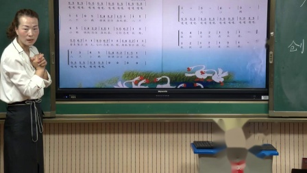 《歌曲《八只小鹅》》课堂教学视频实录-花城粤教版小学音乐六年级下册