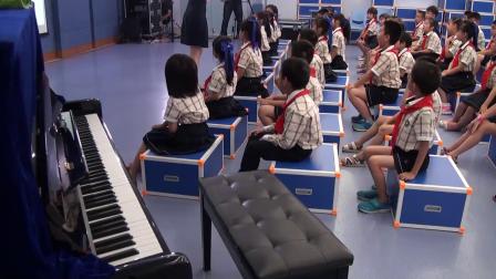 《演唱）小青蛙》教学视频实录-接力版小学音乐一年级下册