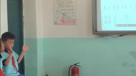《小雨沙沙》课堂教学视频实录-辽海版小学音乐一年级下册