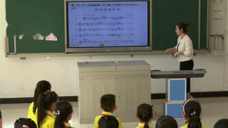 《唱歌　快乐的泼水节》优质课课堂展示视频-人教版（五线谱）小学音乐四年级上册