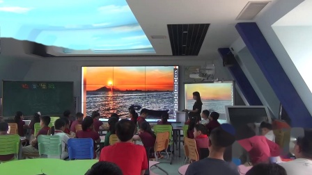 《渔舟唱晚》课堂教学视频实录-人教版（五线谱）小学音乐五年级下册