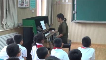《演唱 白鸽》课堂教学视频实录-人音版（敬谱主编）小学音乐四年级下册