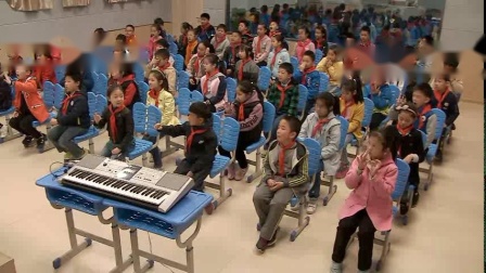 《动：歌表演（金孔雀轻轻跳）》优质课教学视频-苏少版（五线谱）小学音乐三年级下册