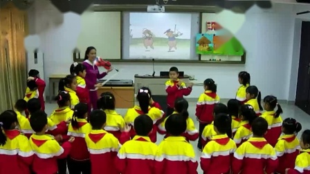 《听赏）三只小猪》教学视频实录-湘文艺版小学音乐一年级上册