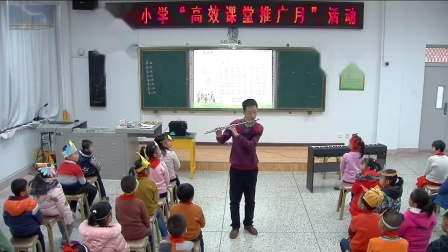 《集体舞）蓝鸟》课堂教学视频-湘文艺版小学音乐一年级上册