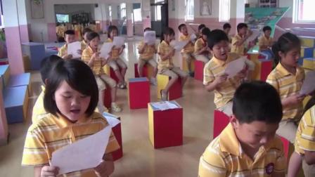 《小白船》课堂教学视频实录-湘文艺版小学音乐三年级下册