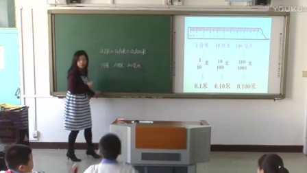 人教版小学数学四下《小数的性质》教学视频，天津翟洪平