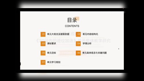 《20以内的进位加法单元整体教学》人教版一上数学2025单元整体教学解读视频