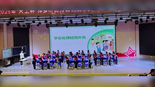 《学会处理轻微外伤》小学二年级体育与健康展示课视频