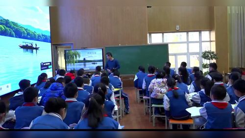 《饮湖上初晴雨后》部编版三上语文观摩展示课视频