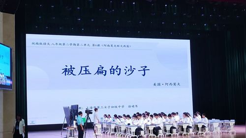 《被压扁的沙子》部编版八下语文2025观摩展示课视频