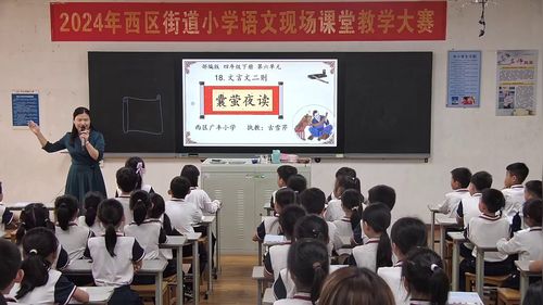 《囊萤夜读》2024年部编版四下语文现场课堂教学大赛特等奖视频