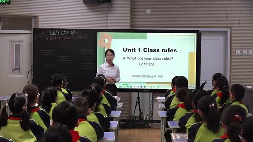 《Unit 1 Class rules Part A》人教版四下英语2025研讨交流课