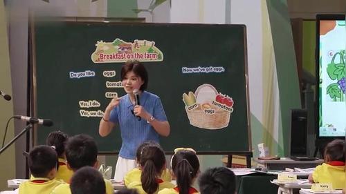 《Breakfast on the farm》小学四年级英语AI赋能教学展示课视频