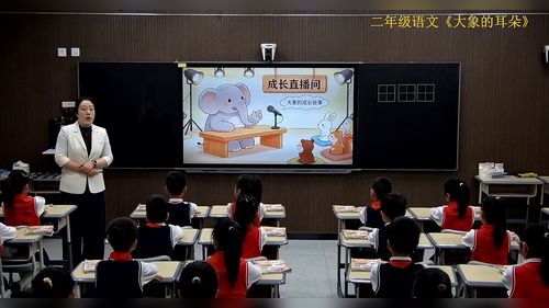 《大象的耳朵》部编版二下语文2026展示课视频-谢婷婷