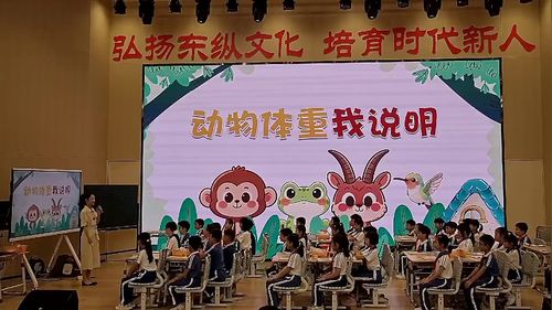 《动物体重我说明》北师大版二下数学2026综合与实践主题教学展示交流课视频