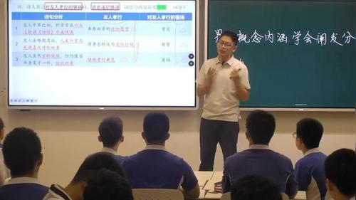 《界定概念内涵 学会阐发分析》部编版高三语文复习课课堂实录视频