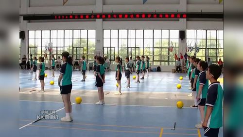 《排球移动中的抛垫球》小学四年级体育与健康2024优质课评比一等奖视频