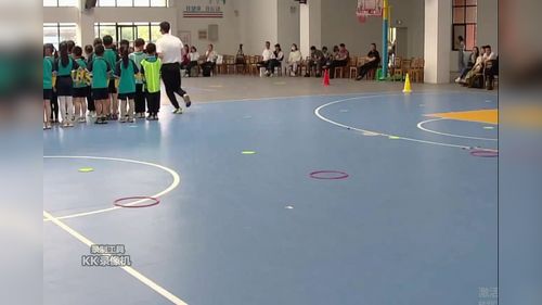 《小排球移动中的抛垫球组合技术及比赛》小学四年级体育与健康2024优质课评比一等奖视频