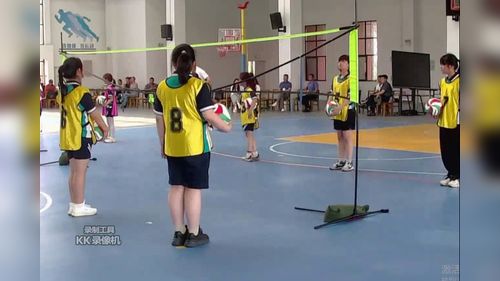 《小排球正面下手发球》小学四年级体育与健康2024优质课评比一等奖视频