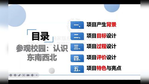 《参观校园：认识东南西北》北师大版二上数学2024项目式学习案例设计比赛视频