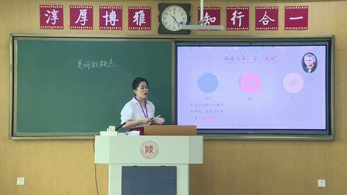 《美丽的颜色》部编版八上语文2025第三届中小学青年教师教学竞赛特等奖视频