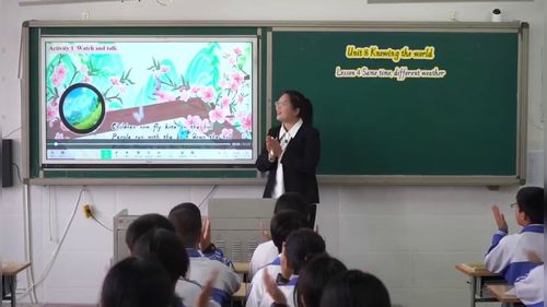 《Unit 8 Lesson 4 Same time, different weather》冀教版七上英语2025优质课展评课堂实录视频