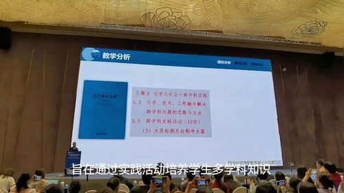 《跨学科实践活动——水的净化与自制净水器》科粤版九年级2025初中化学说播课视频