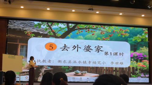 《去外婆家》部编版二上语文2025说课视频