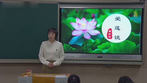 《爱莲说》部编版初中语文七下公开课