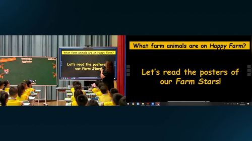 《Unit 2 On the farm Lesson 2》粤教版二上英语2026年湛江小学英语新教材培训展示课视频
