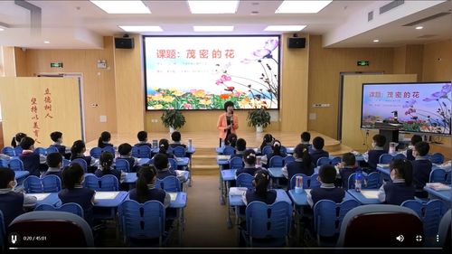 《茂密的花》小学二年级美术展示课视频