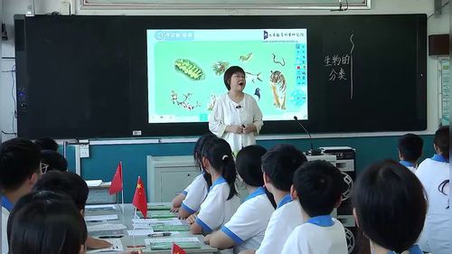 《生物的分类》初中生物课堂实录教学视频冀教版七上
