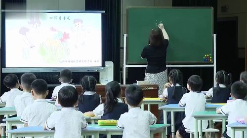 《识字3-口耳目手足》部编版一上语文课堂实录优课视频