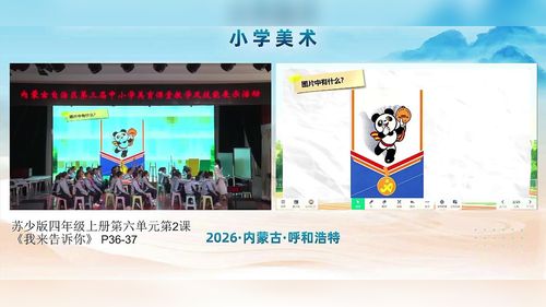 《我来告诉你》苏少版四上美术2026第三届小学美术教学大赛优课视频