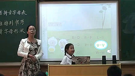 《汉语拼音字母表 》小学语文一年级优质课视频-教学应用大奖赛二等奖