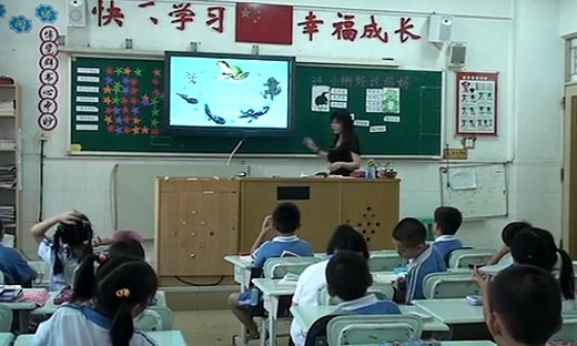 小学一年级语文《小蝌蚪找妈妈》教学视频_全海小学张艳娟