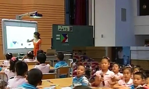 小学数学教师培训示范课视频《七巧板》教学视频-邓如意