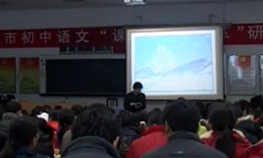 济南市初中语文优质课教学视频《雪》赵学东