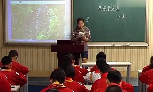 初中语文《紫藤萝瀑布》2013年第六届全国电子白板运用赛教学视频